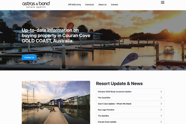 Astras Bond Realestate Website Development